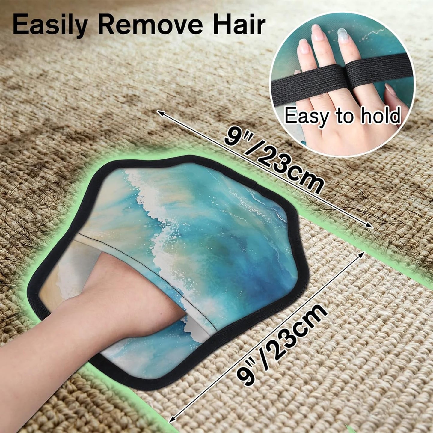 Pet Hair Removal Glove for Dogs Cats Reusable Washable Set