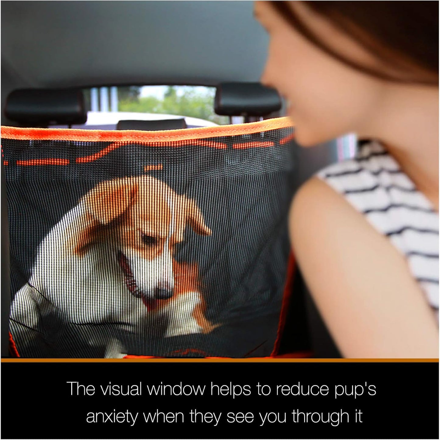 Dog Car Seat Cover for Back Seat Waterproof Dog Car Hammock
