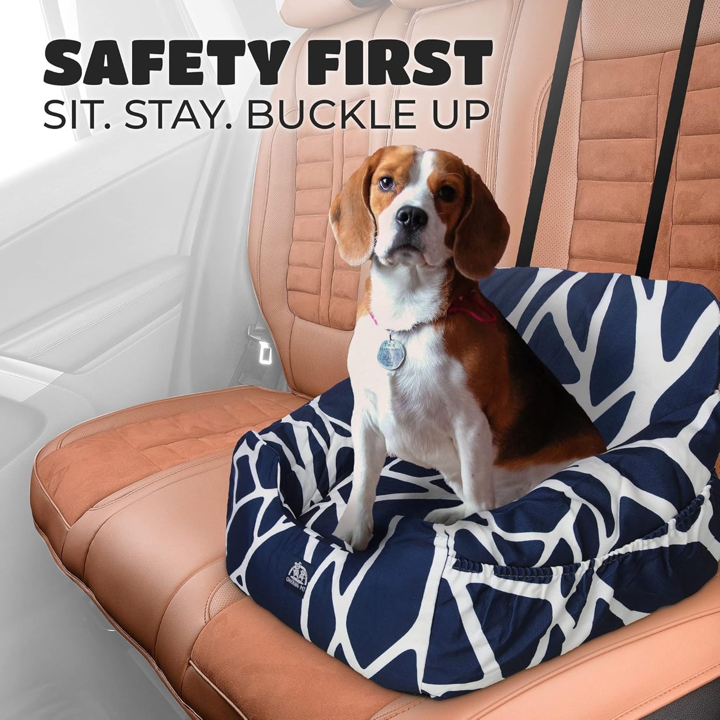 Soft & Comfortable Dog Booster Seat - Small, Medium & Large