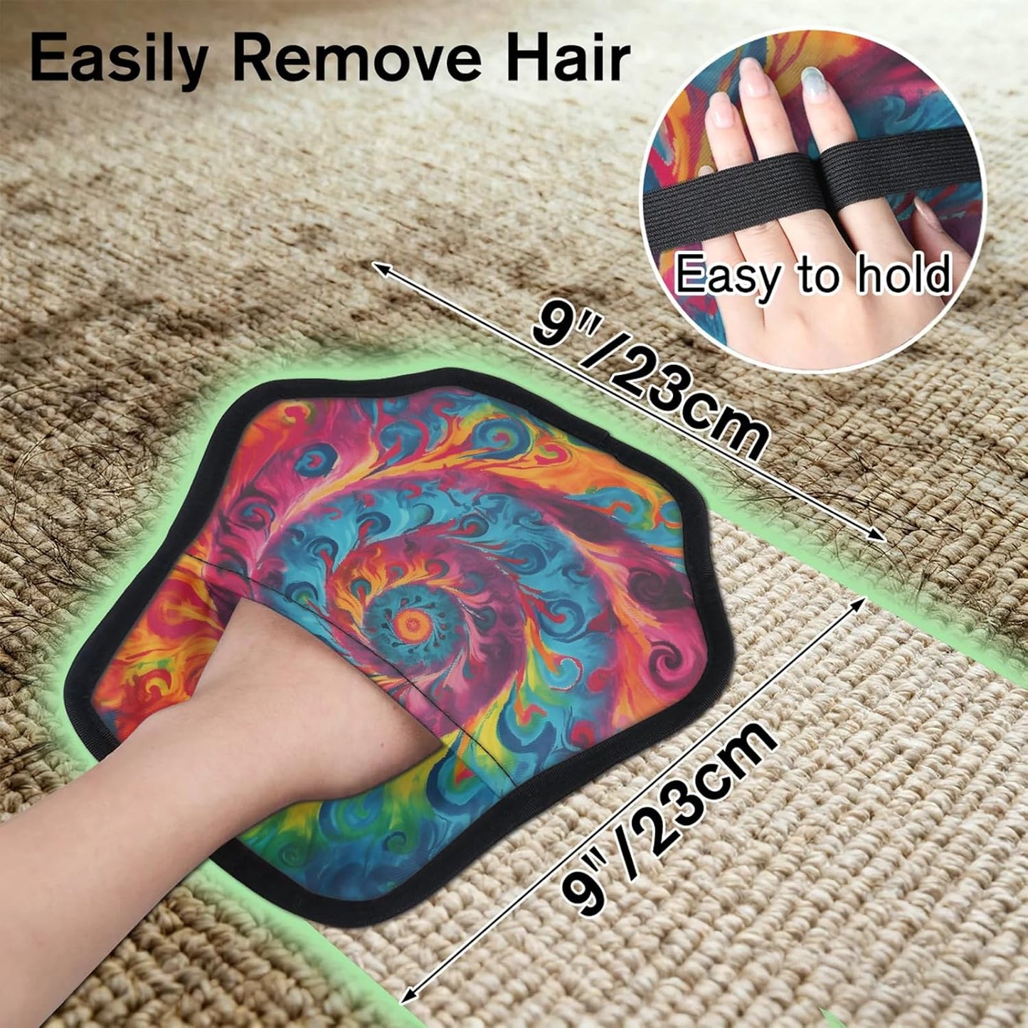 Pet Hair Removal Glove for Dogs Cats Reusable Washable Set