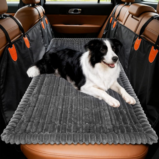Dog Car Seat Covers for Back Seat, Dog Bed for Car, Car