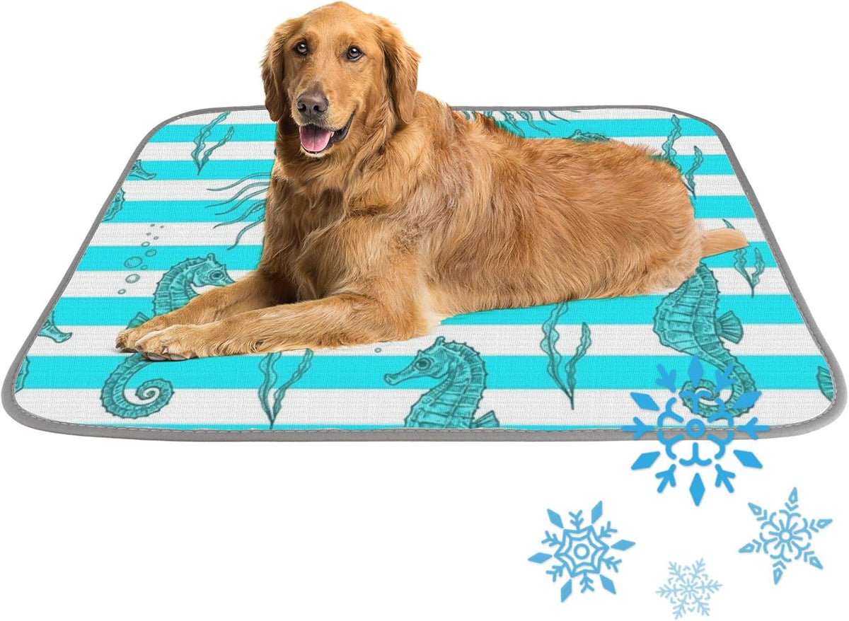 Cooling Pad for Dog Cat Ice Silk Cooling Mat for Large Dogs