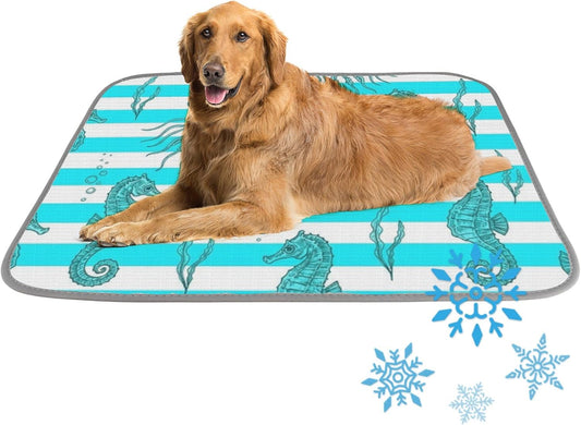 Cooling Pad for Dog Cat Ice Silk Cooling Mat for Large Dogs
