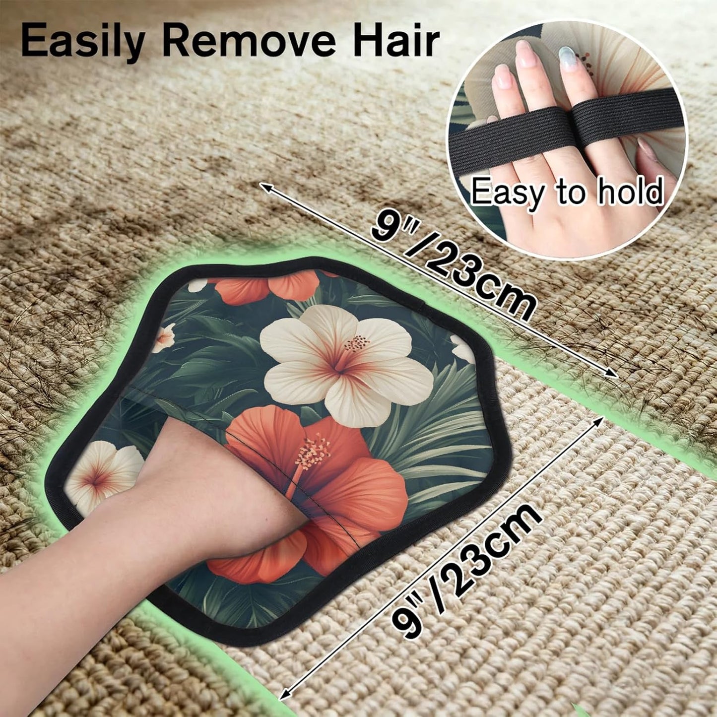 Pet Hair Removal Glove for Dogs Cats Reusable Washable Set