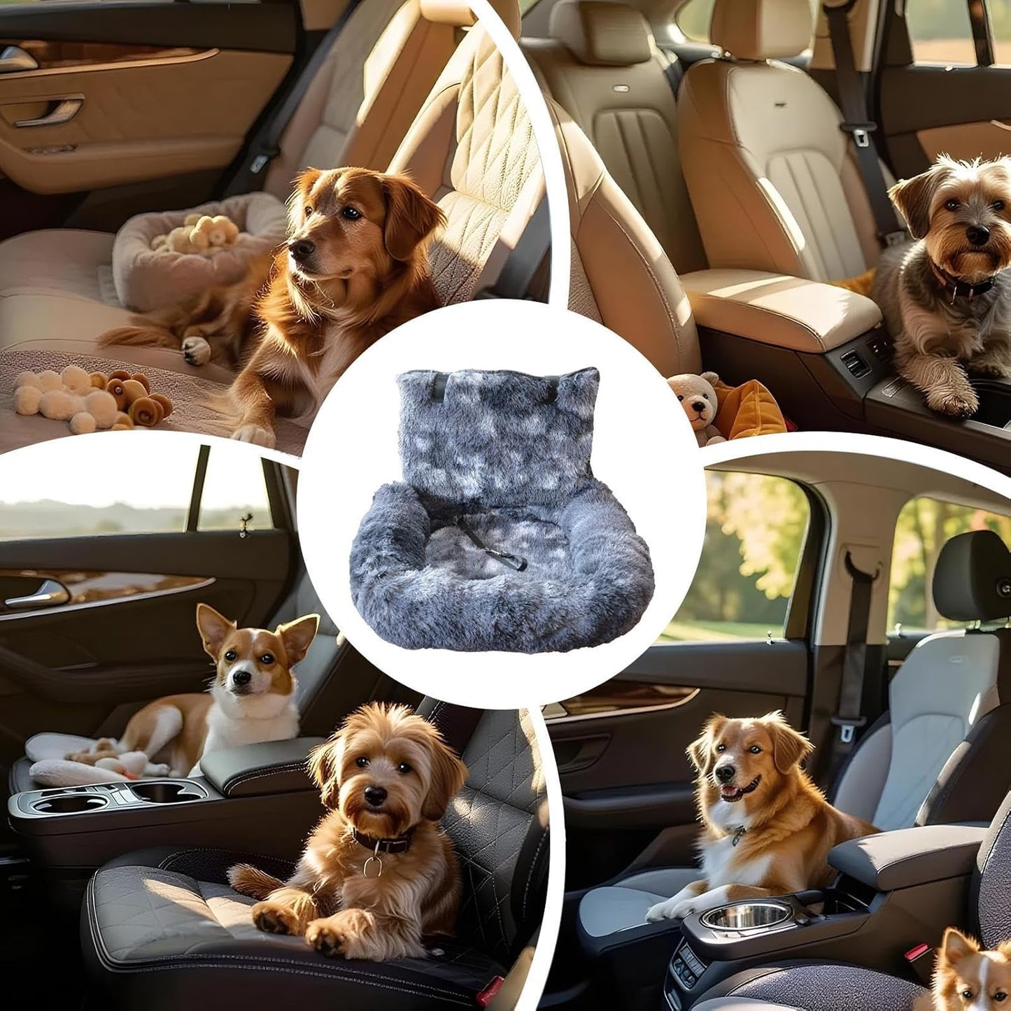 Dog Seat Car Plush – Sleek high-Performance Puppy Cushion