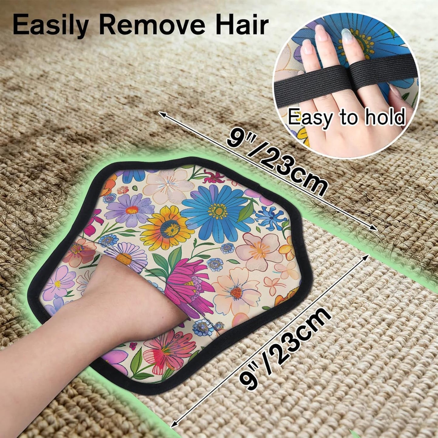 Pet Hair Removal Glove for Dogs Cats Reusable Washable Set