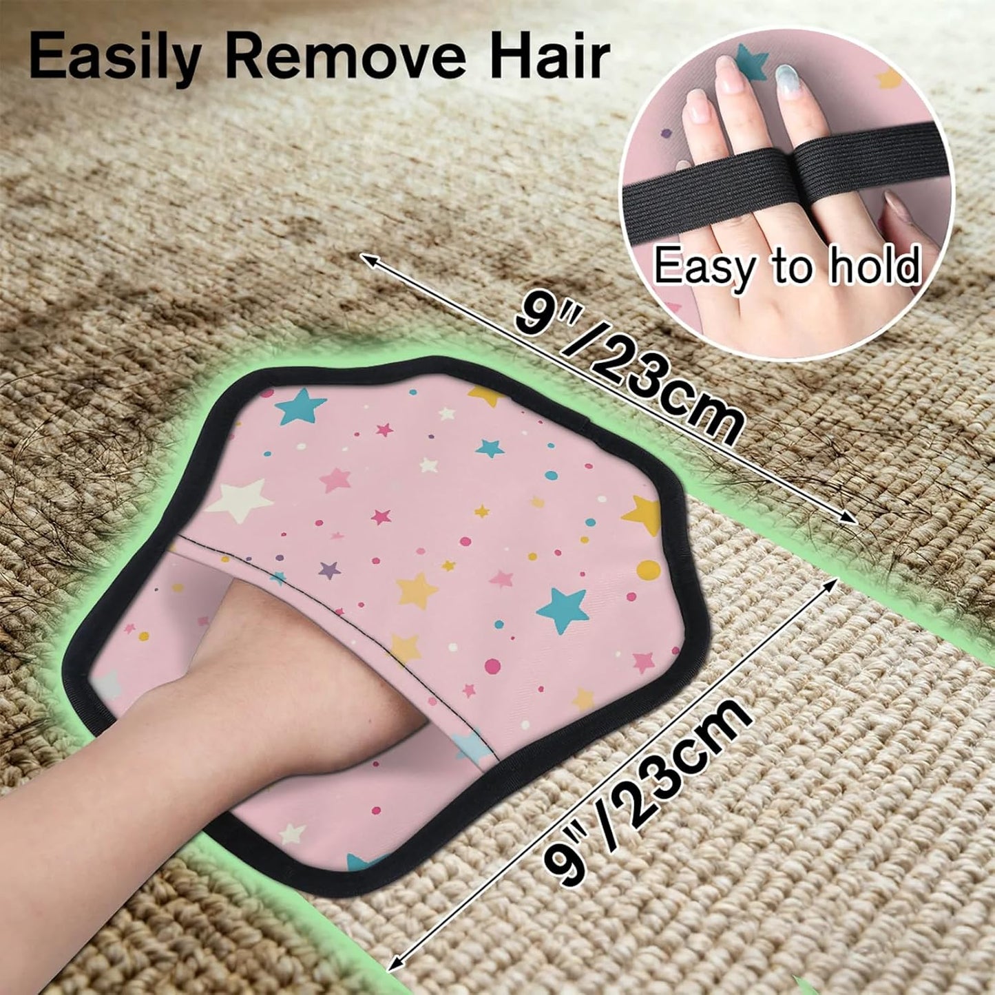 Pet Hair Removal Glove for Dogs Cats Reusable Washable Set
