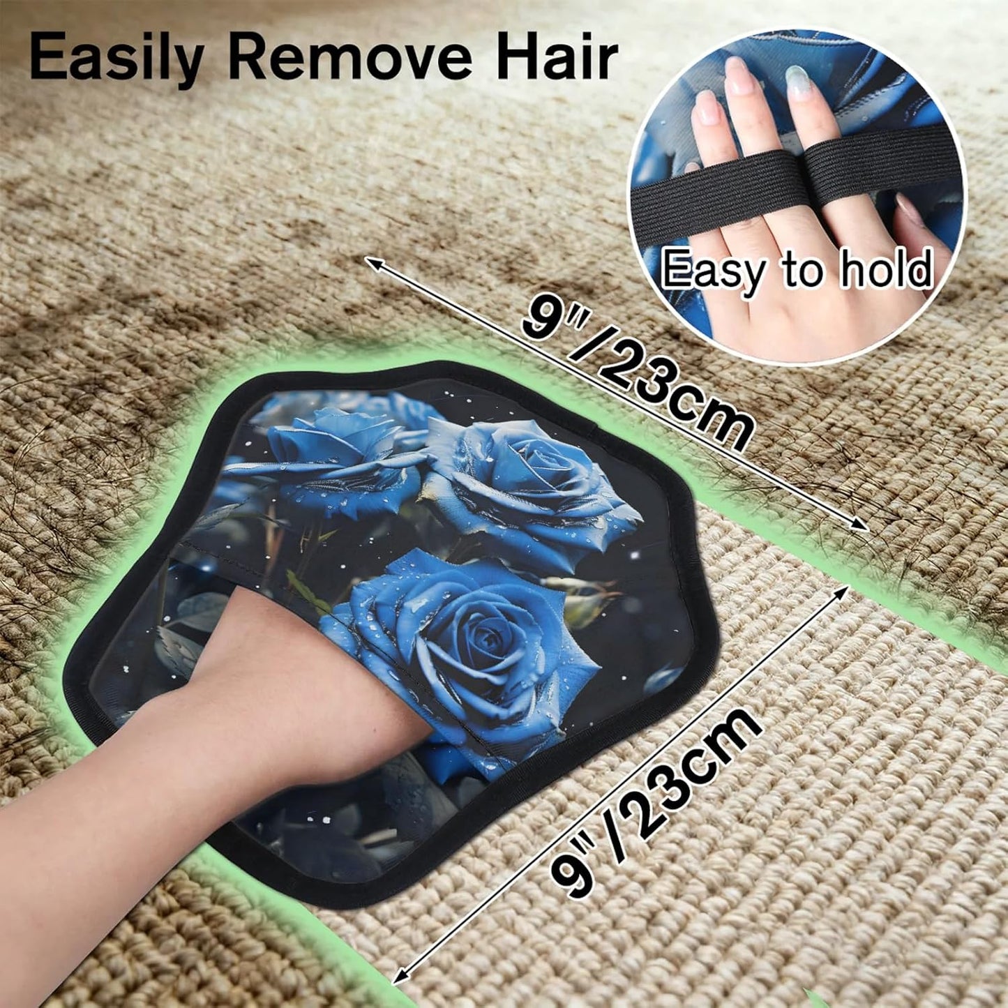 Pet Hair Removal Glove for Dogs Cats Reusable Washable Set