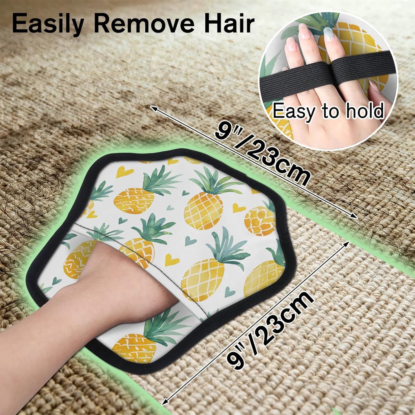 Pet Hair Removal Glove for Dogs Cats Reusable Washable Set
