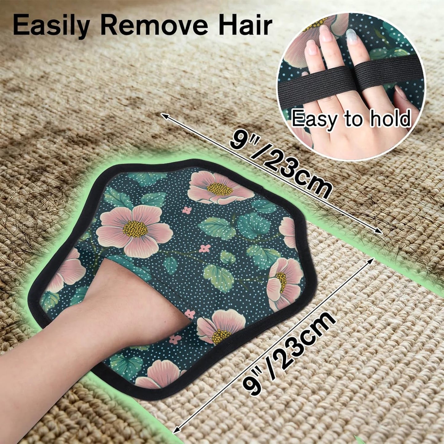 Pet Hair Removal Glove for Dogs Cats Reusable Washable Set