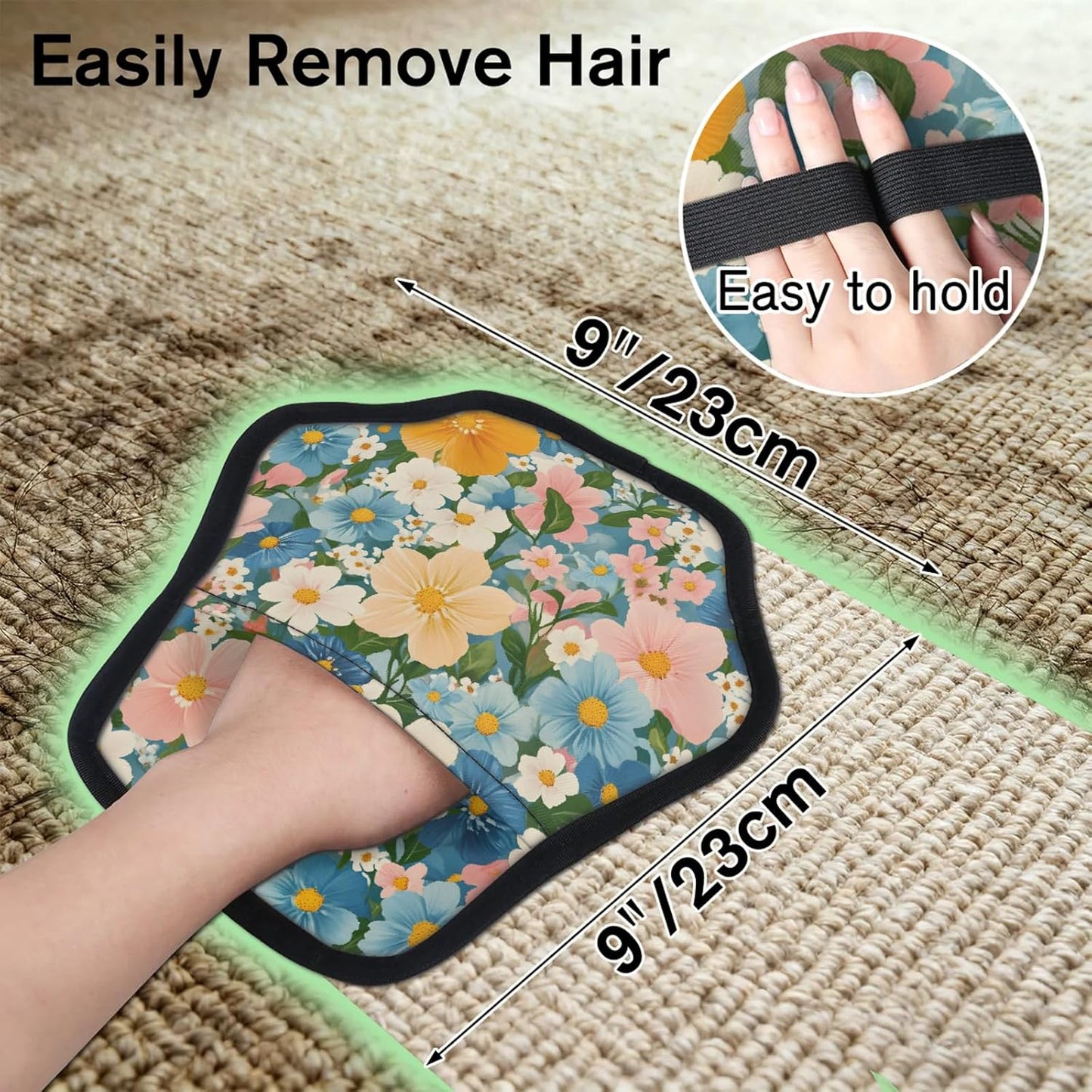 Pet Hair Removal Glove for Dogs Cats Reusable Washable Set