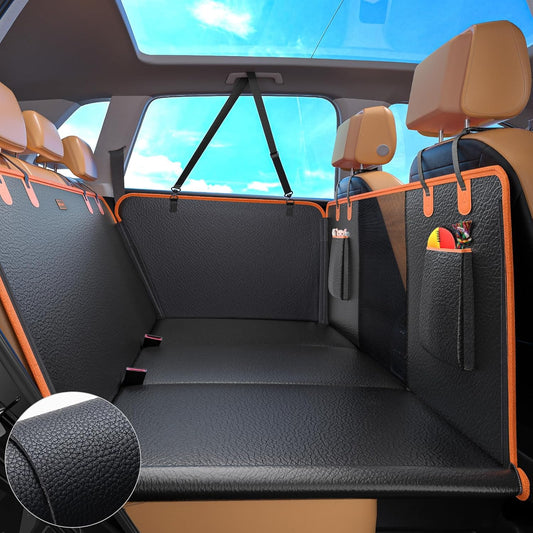 Back Seat Extender for Dogs, Dog Car Cover for Back Hard