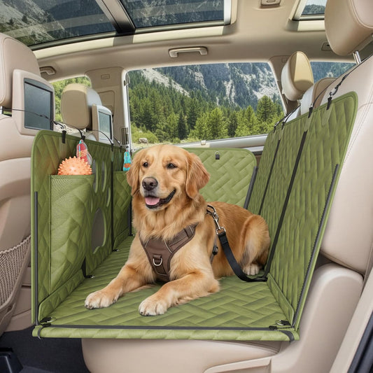 Dog Car Seat Cover for Back Seat - Dog Hammock Car with