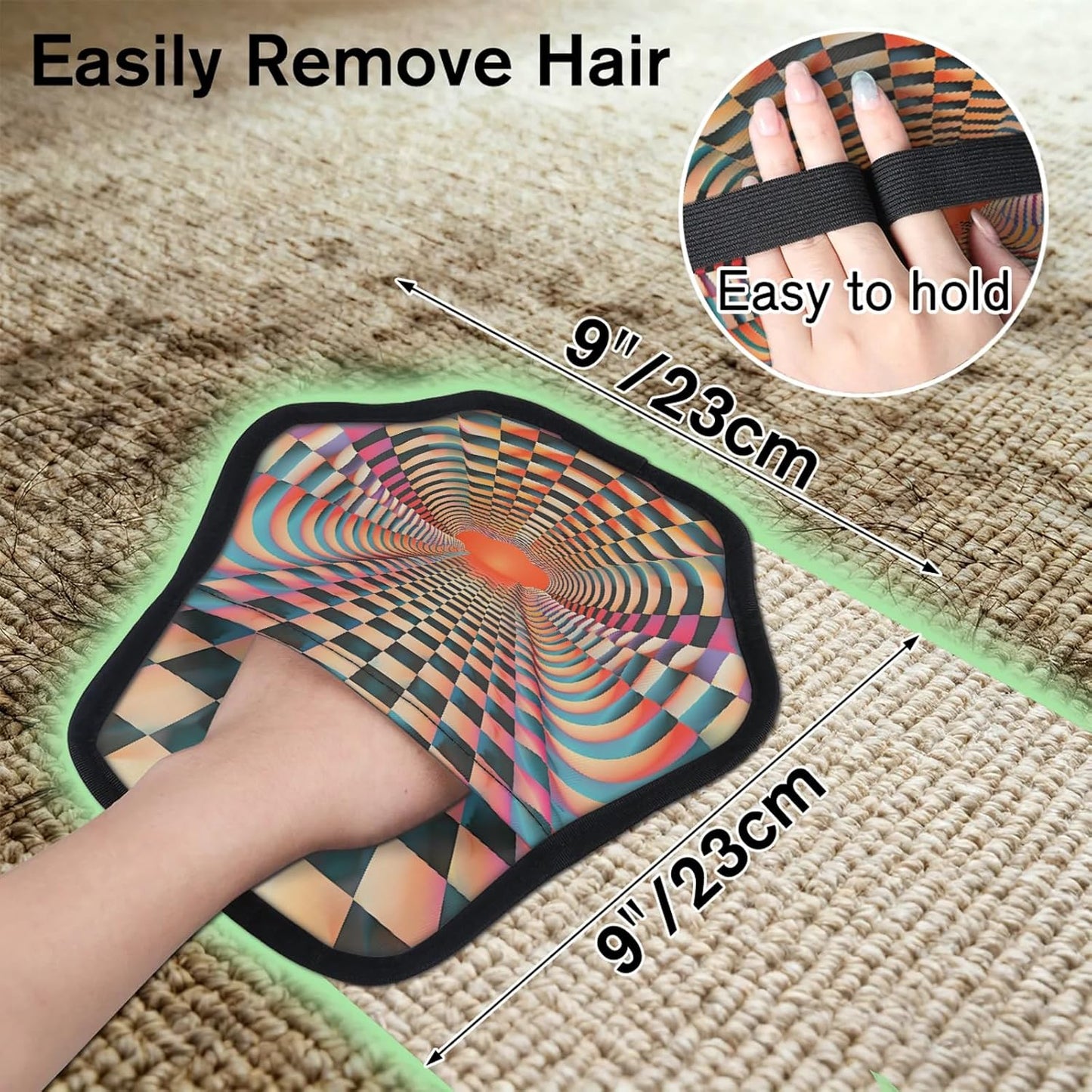 Pet Hair Removal Glove for Dogs Cats Reusable Washable Set