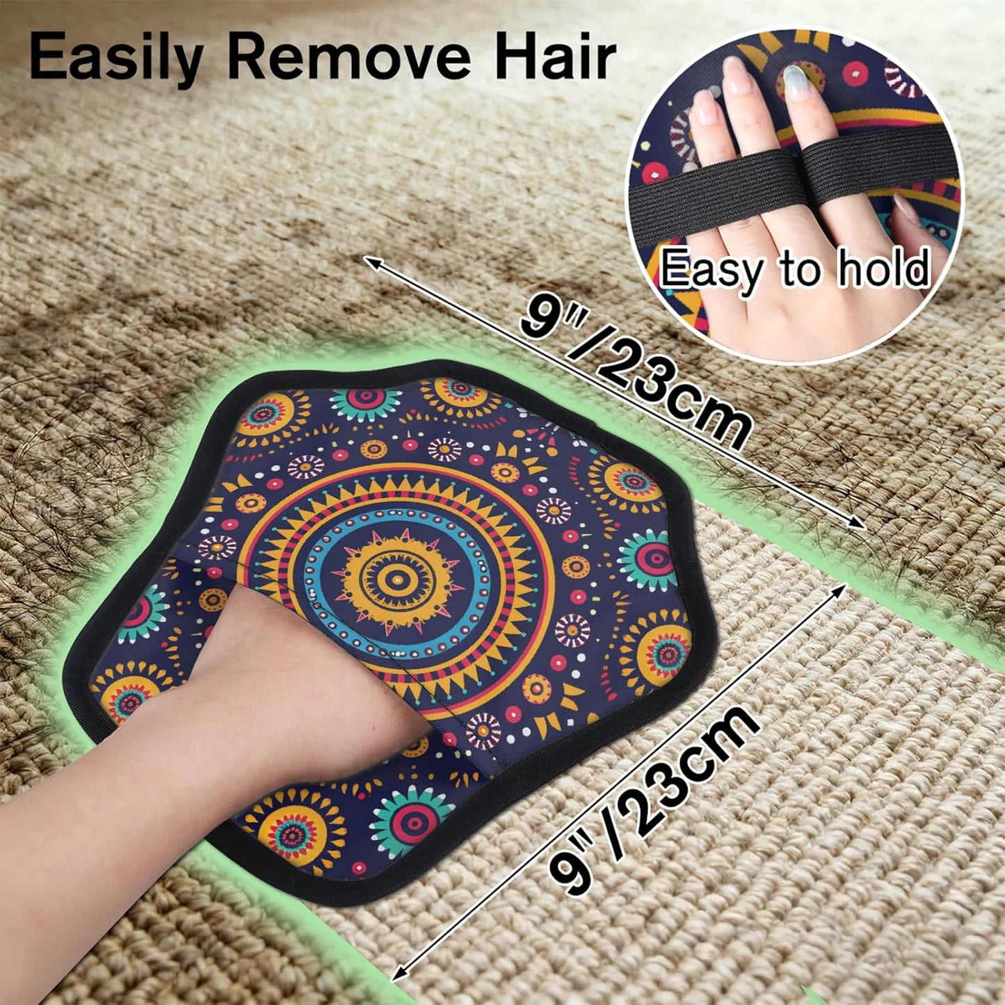 Pet Hair Removal Glove for Dogs Cats Reusable Washable Set