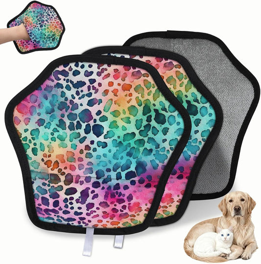 Pet Hair Removal Glove for Dogs Cats Reusable Washable Set