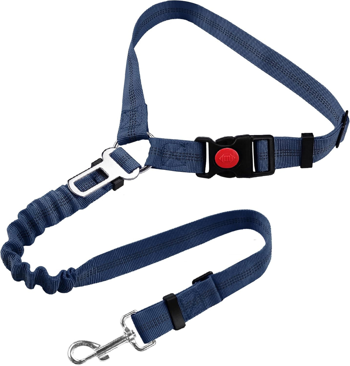YAOHDAO Dog Seat Belt Harness for Car, Restraint Adjustable