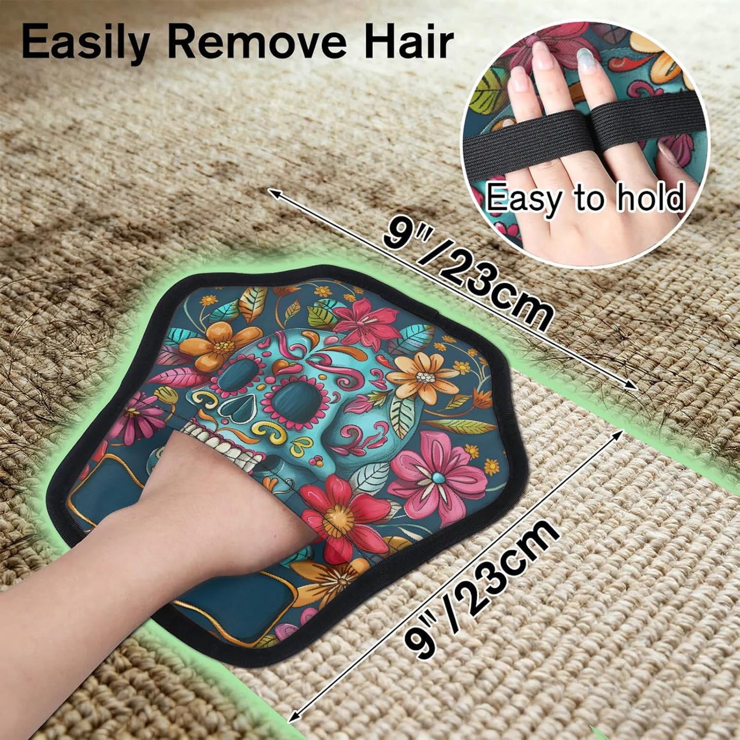 Pet Hair Removal Glove for Dogs Cats Reusable Washable Set