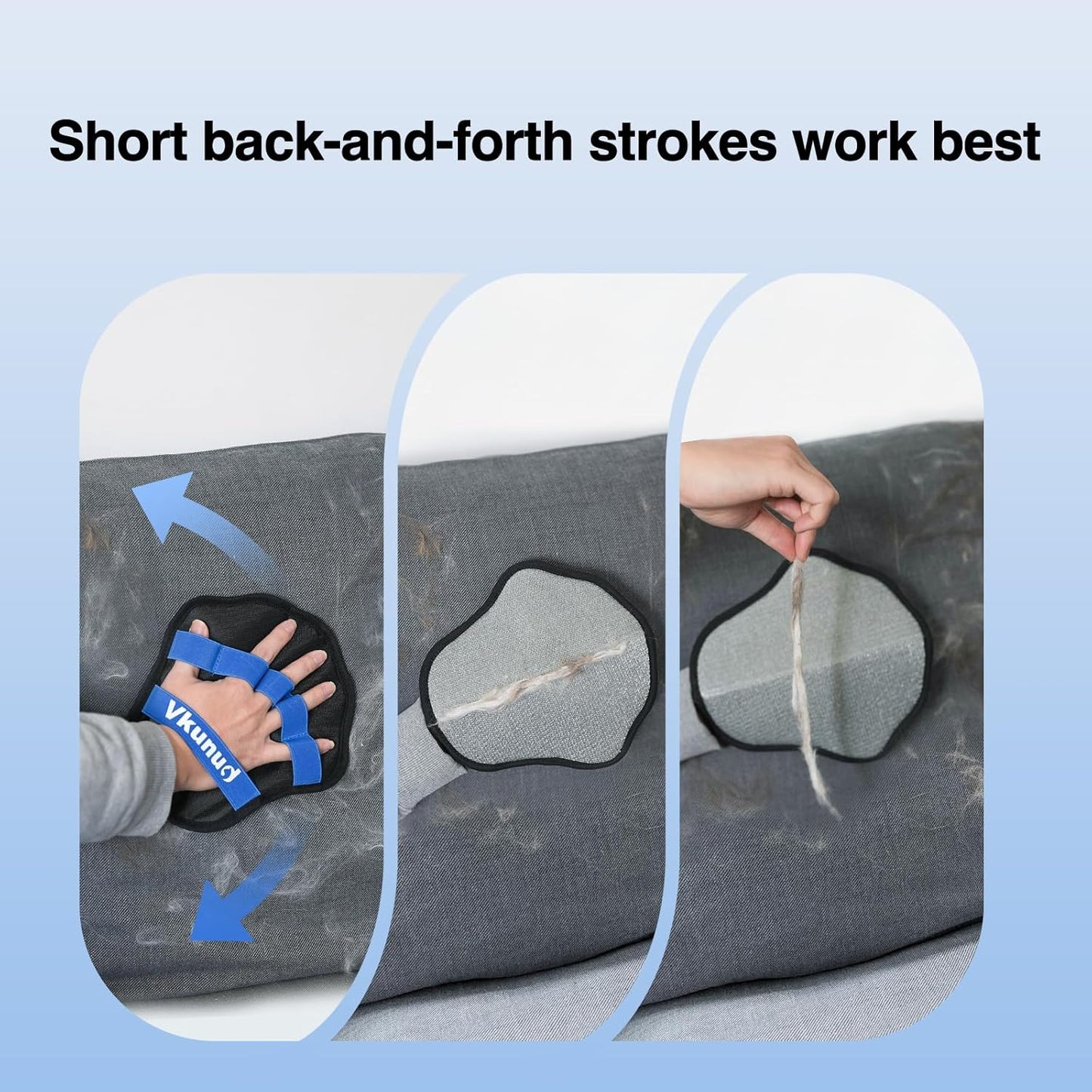 Pet Hair Removal Glove , Electrostatic Pet Hair Remover