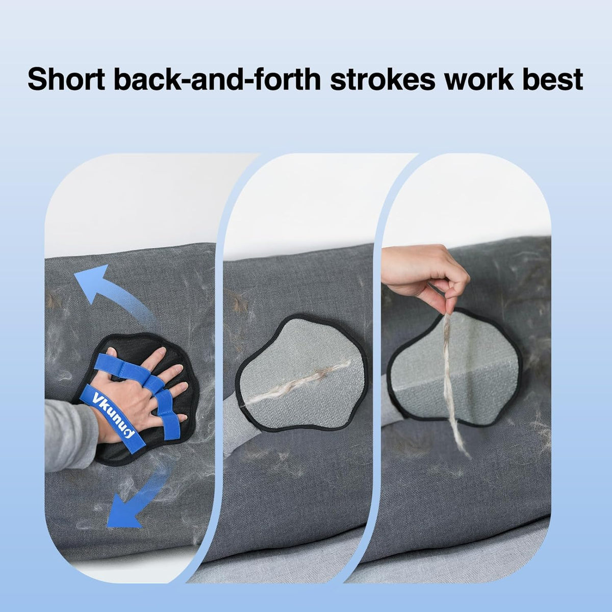 Pet Hair Removal Glove, Reusable Fabric Hair Remover Tool