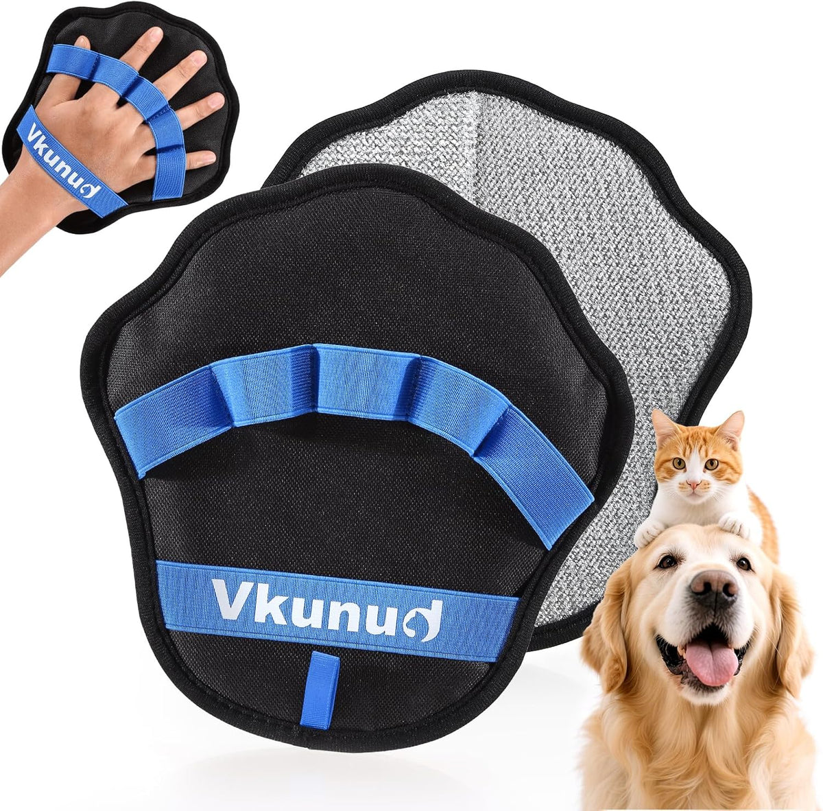 Pet Hair Removal Glove, Reusable Fabric Hair Remover Tool