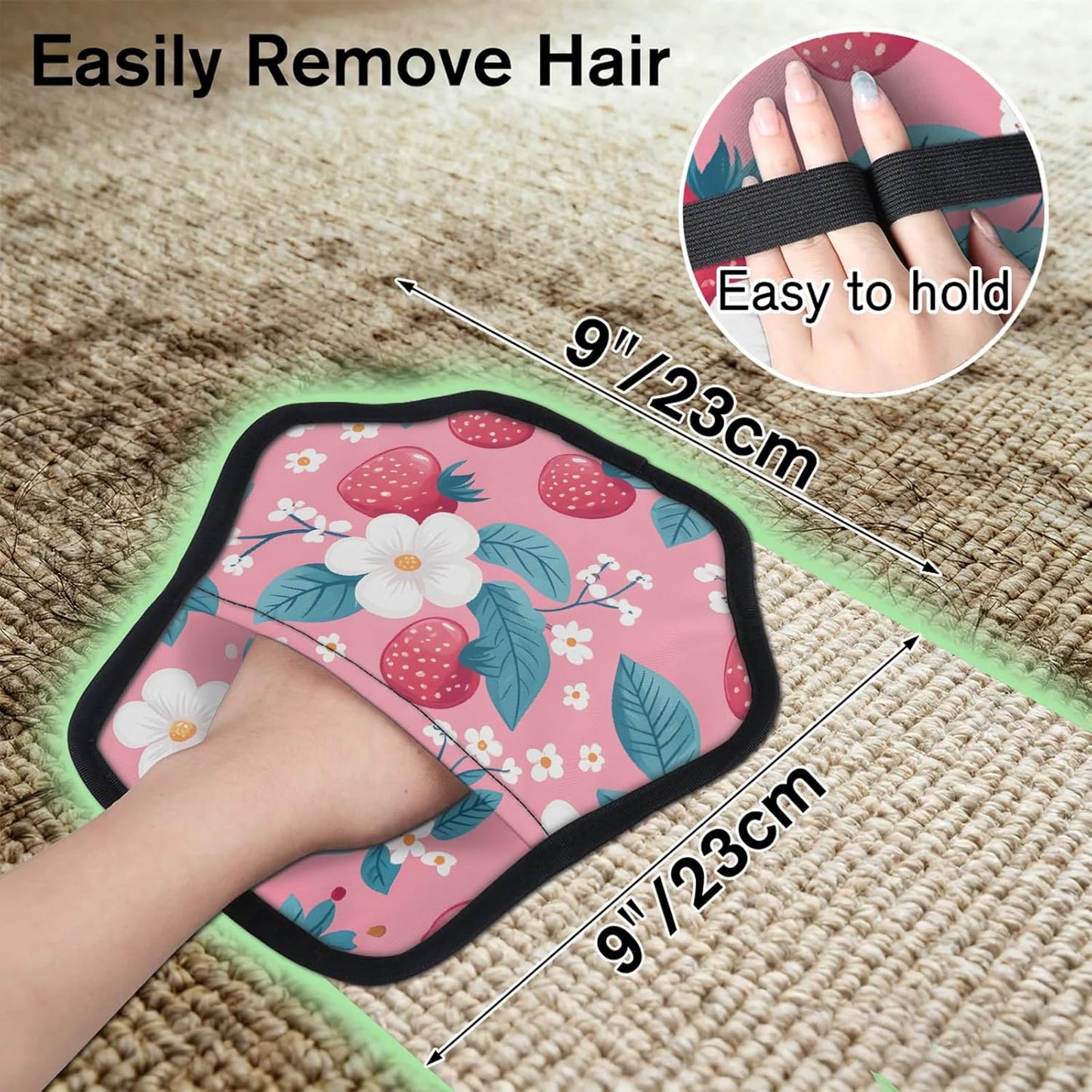 Pet Hair Removal Glove for Dogs Cats Reusable Washable Set