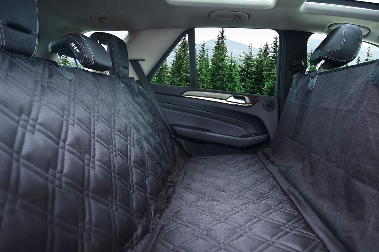 Bulldogology Dog Car Seat Cover 64"x60" Waterproof Heavy