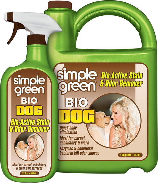 Bio Dog Active Stain & Odor Remover - Enzyme Cleaner &
