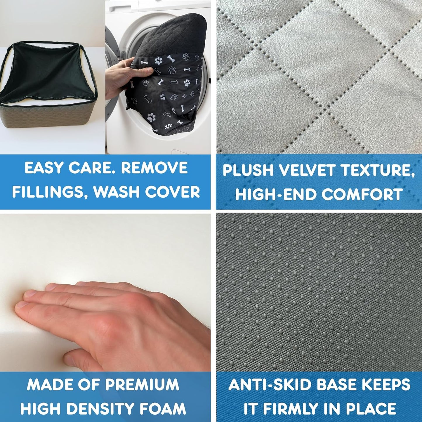 Small Dog Car Seat, Memory Foam Dog Booster Car Seats with