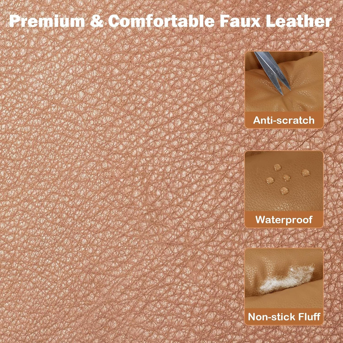 Portable Small Dog Seat for Car, Luxury Leather Center