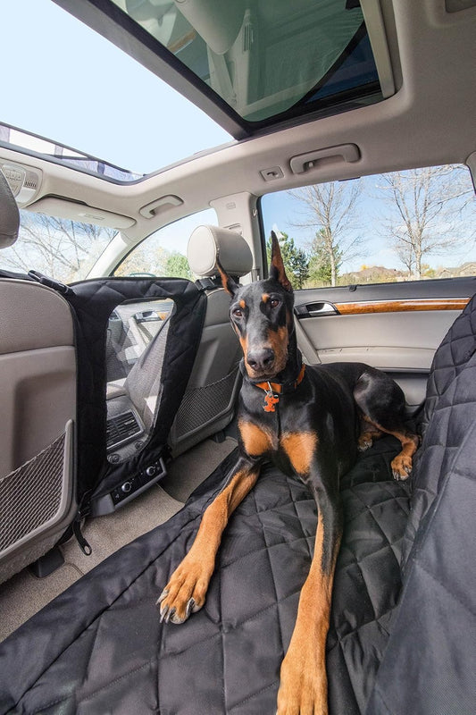 Dog Car Net Barrier – Mesh Pet Divider with Quick-Release
