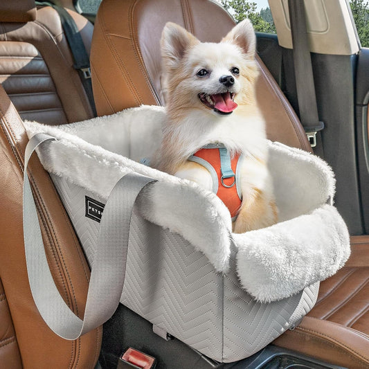 Console Dog Car Seat, Portable Small Dog Car Seat with Safe