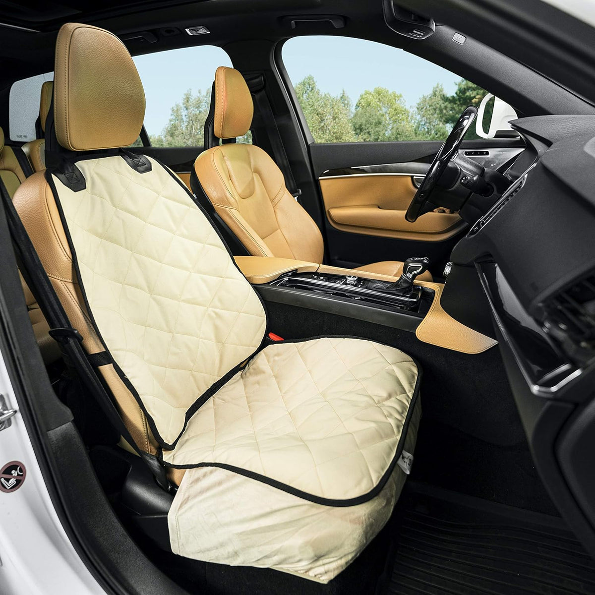 Premium Bucket Car Seat Protector | Diamond Stitching |