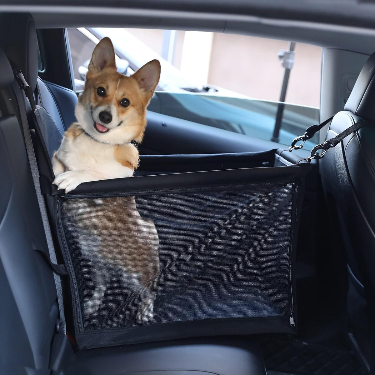 Dog Car Seat for Medium Sized Dog, Booster Car Seat with