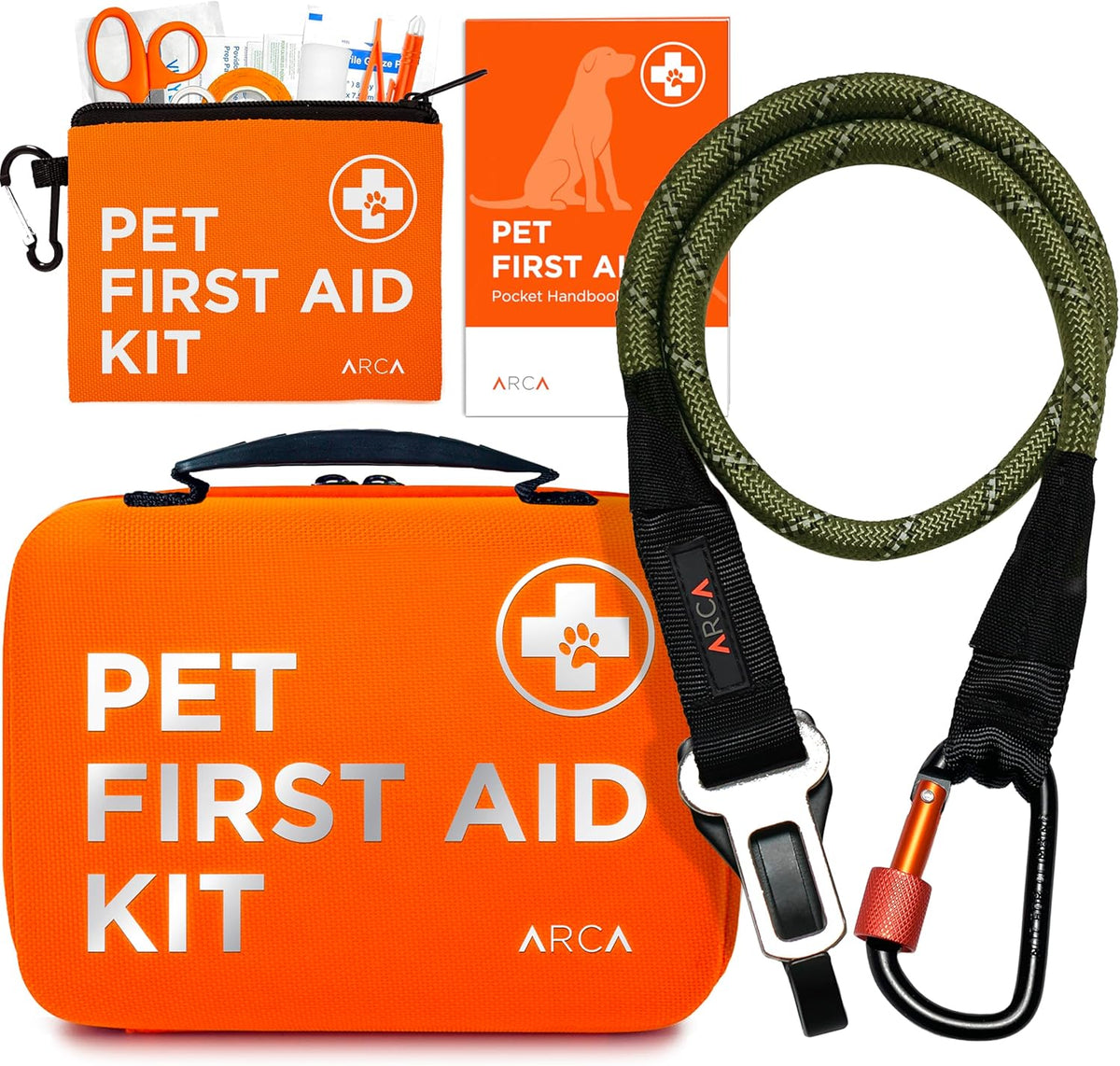 Travel Safety Bundle – First Aid Kit & Dog Seat Belt |