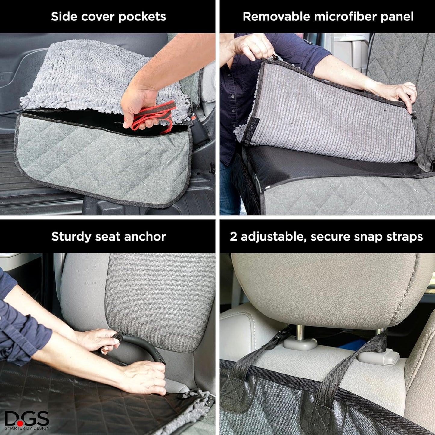 Single Backseat Dog Cover for Car - Highly Absorbent