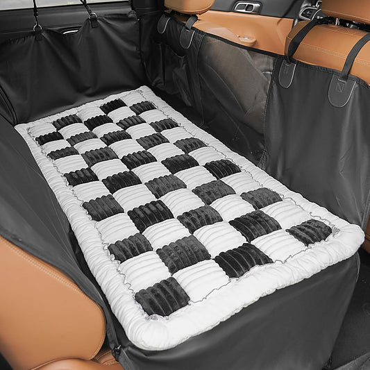 Backseat Dog Bed Mat for Car, Non-Slip Dog Bed for Car Back