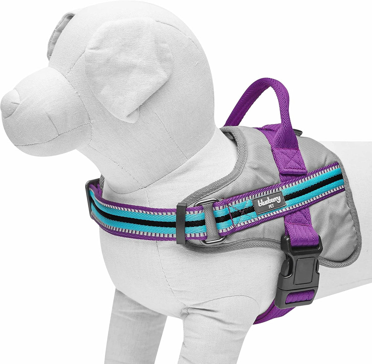 Reflective Dog Harness Medium Sized Dog Pink Dog Harness