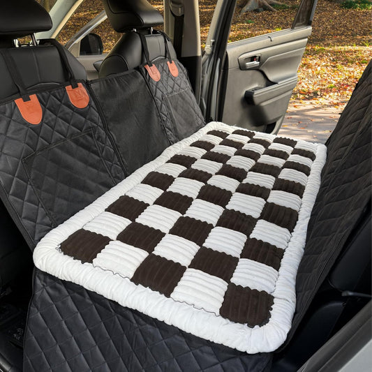 Backseat Pet Bed Mat, Anti-Slip Dog Mat for Car Backseat