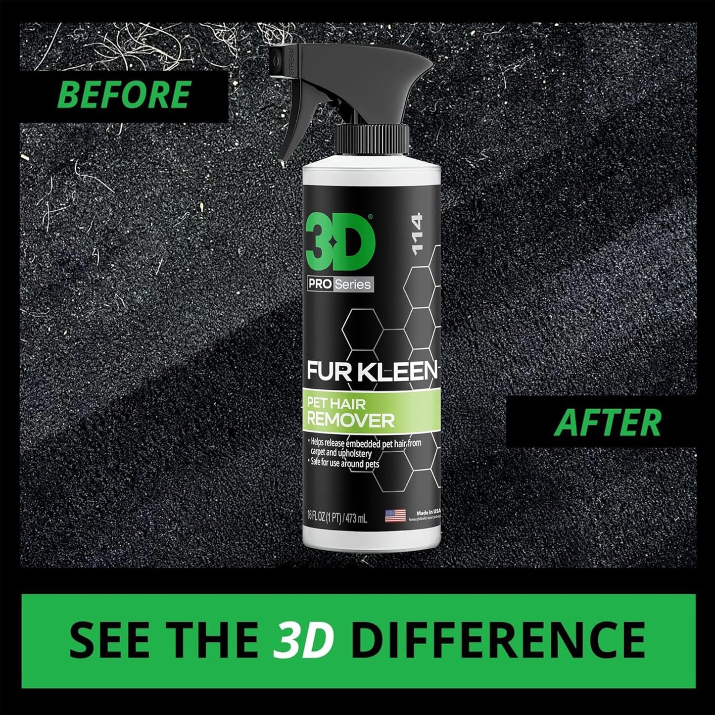 Fur Kleen - Pet Hair Remover & Cleaner