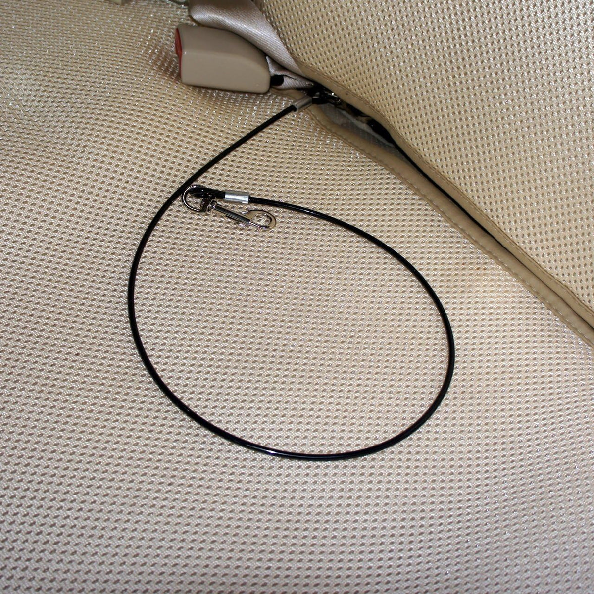 Pet Dog Car Seat Belt Restraint, Coated Stainless Steel