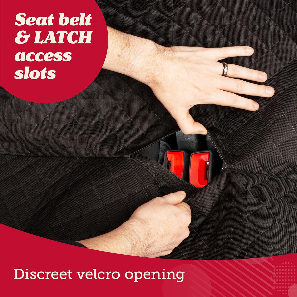 Dog Car Seat Cover - Waterproof & Non-Slip Seat Protector