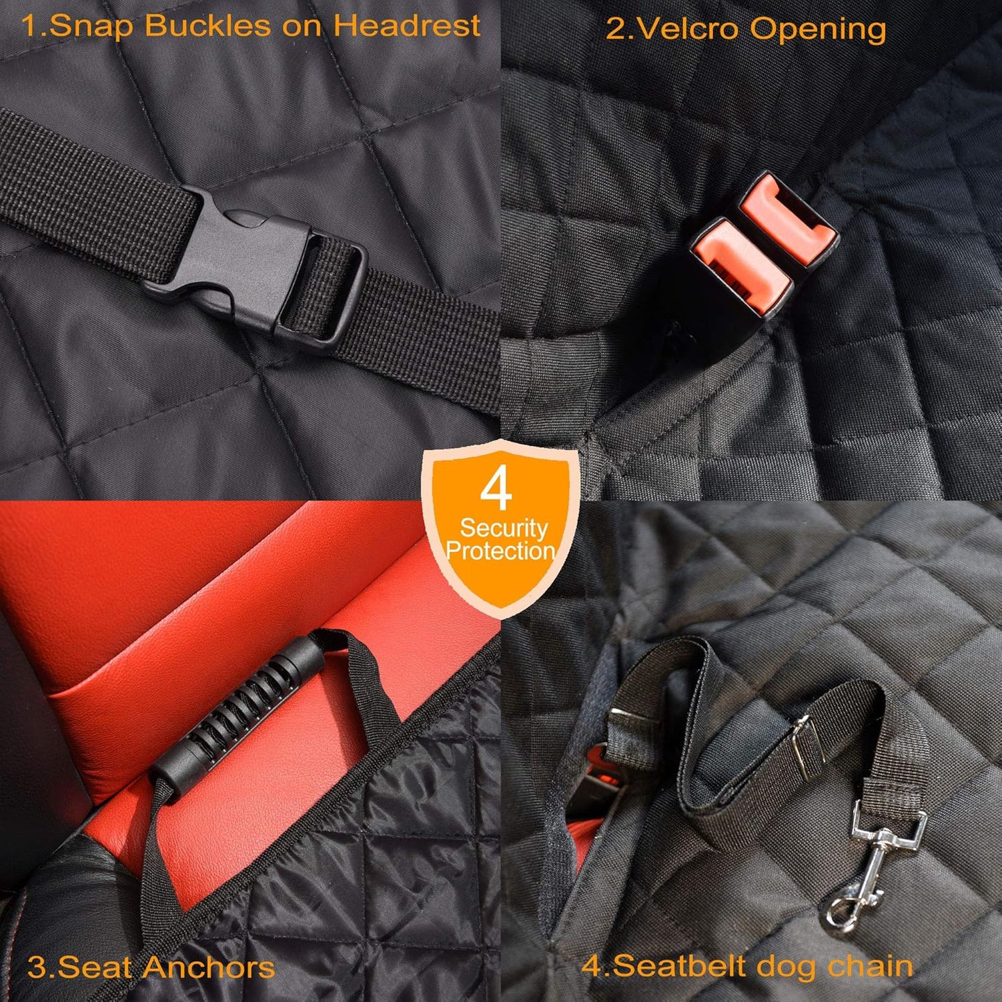 Dog Seat Cover, Bench Seat Cover Protector Pet Back Seat