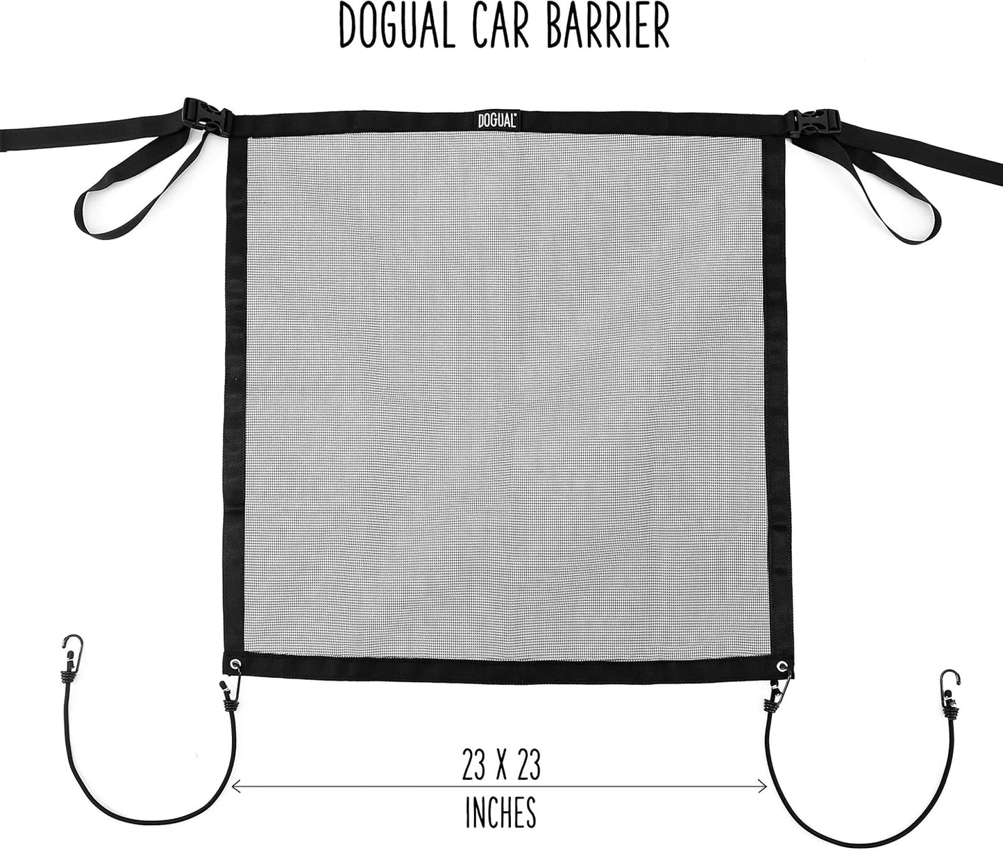 Dog Car Net Barrier - Sturdy Mesh, Easy to Install