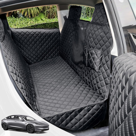 Dog Seat Covers for Tesla Model 3 & Y Back Seat with 2 Pack