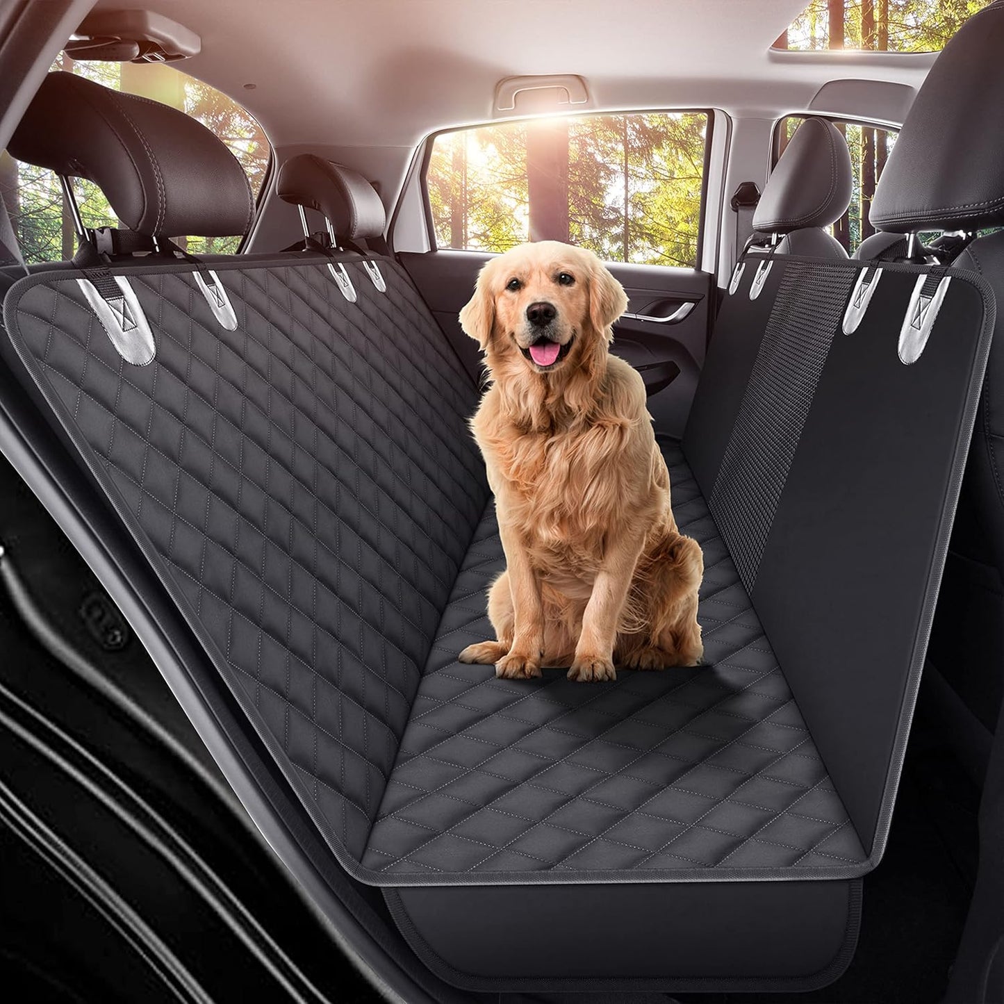 Dog Back Seat Cover Protector for Cars SUV and Trucks with
