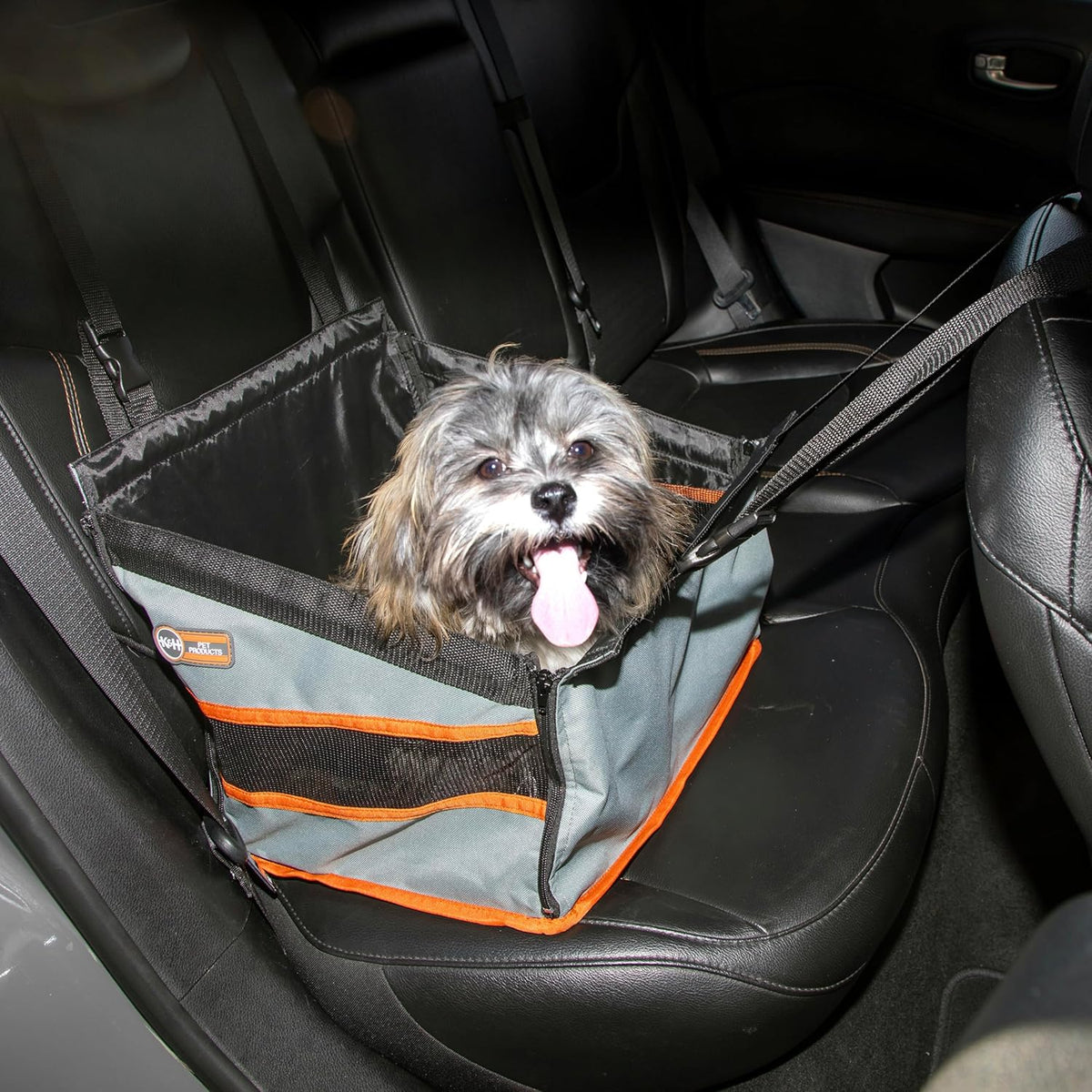 Buckle N Go Dog Car Seat for Small Dogs, Waterproof Fabric