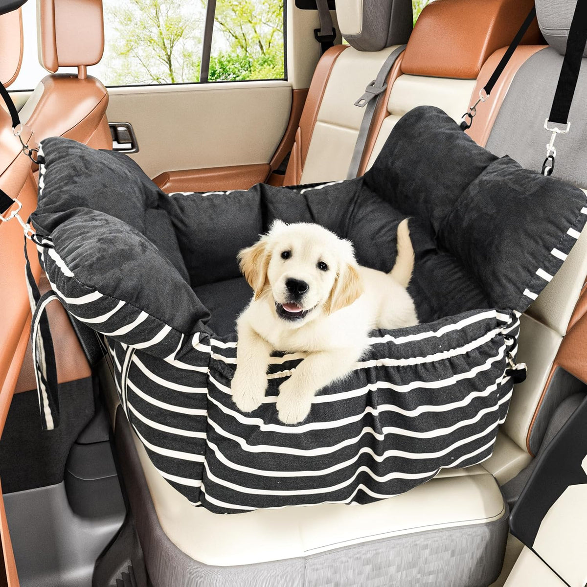 Small Dog Car Seats Washable Dog Booster Seat for Car