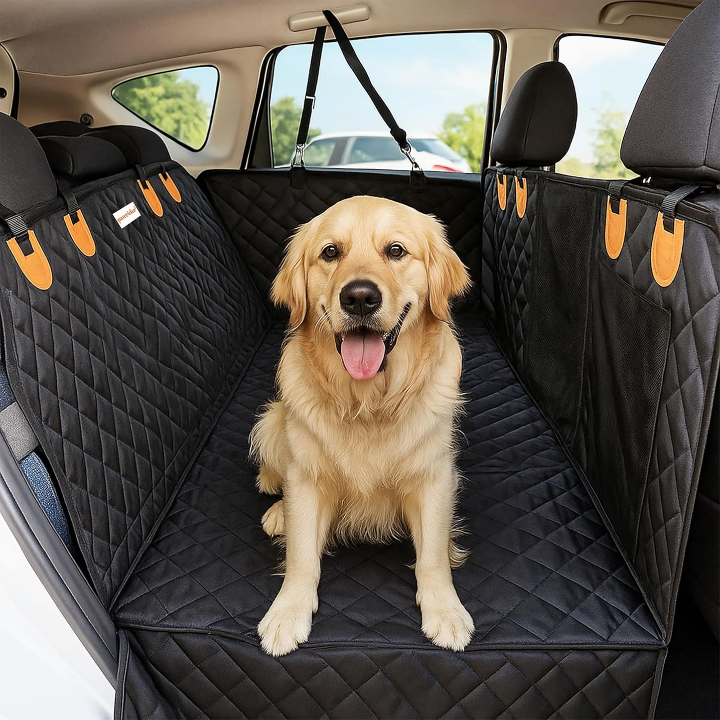Back Seat Extender for Dogs Hard Bottom - Sturdy Dog
