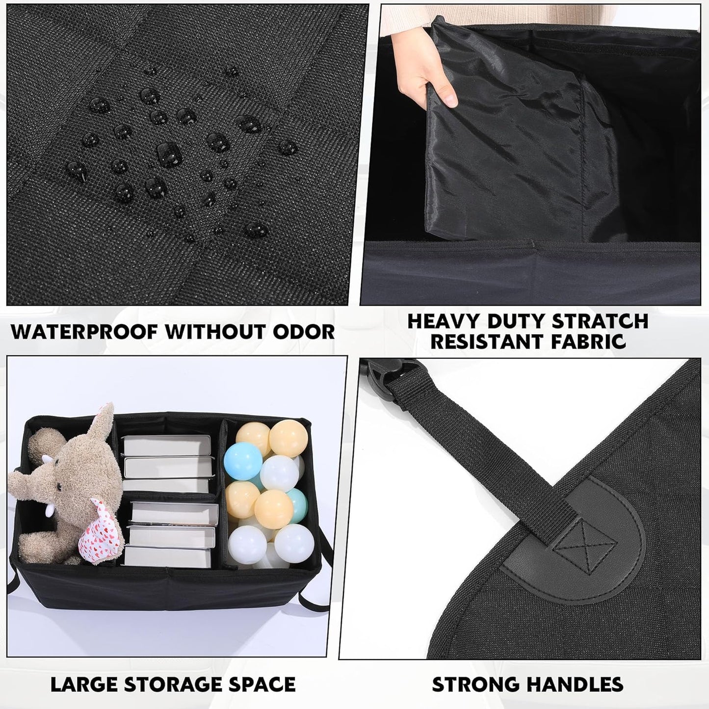Back Seat Extender for Dogs,Dog Car Seat Cover with Storage